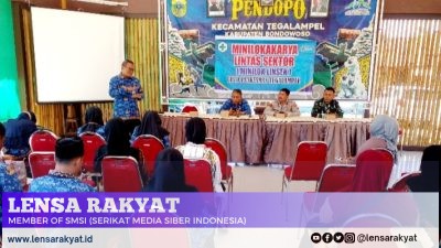 Wujudkan Derajat Kesehatan Masyarakat, PKM Tegalampel Gelar Minilok Lintas Sektor