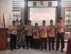 Babinsa Koramil 01 Bondowoso Hadiri Acara MUSRAN Kwatir Gerakan Pramuka Ranting Bondowoso