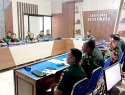 Tingkatkan Produksi Pangan Dalam Negeri, Danramil 0822/01 Bondowoso Hadiri Rapat Orgas Satgas Kedaulatan Pangan TNI