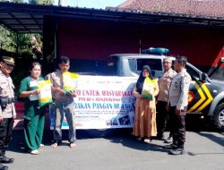 Jaga Stabilitas Harga Pangan, Polsek Tegalampel Jual Beras Jenis SPHP Kepada Masyarakat Sebanyak 2 Ton