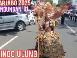 Antusias Siswa SDN Blindungan 01, Meriahkan Acara Pawai Harjabo Bertema Harmoni Budaya Menuju Bondowoso Berkah