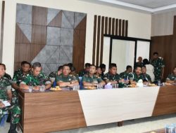 Danramil 01 Bondowoso Hadiri Rapat Persiapan Peringatan HUT TNI ke-80 di Makodim