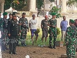 Penghormatan Terakhir, Danramil 01 Bondowoso Pimpin Pemakaman Militer Alm. Moch. Ridoean Asmara di TMP Kotakulon