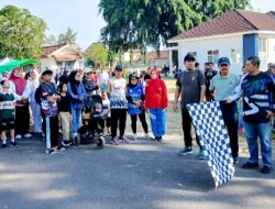 Babinsa Koramil 0822/01 Bondowoso Semarakkan Jalan Sehat dalam Rangka Peringati Harhubnas Tahun 2025