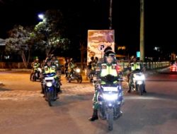 Gandeng Banser, Kodim 0822 Bondowoso Patroli Humanis dan Warga Merasa Senang