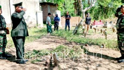 Danramil 01 Bondowoso Pimpin Penghormatan Terakhir untuk Purnawirawan Serda Walujo di TPU Nangkaan