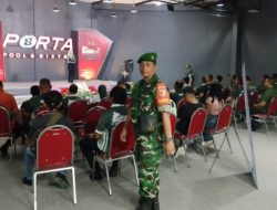 Ciptakan Situasi Kondusif, Babinsa Koramil 0822/01 Kota PAM Lomba Bilyard Piala Bergilir Dandim Cup 1 Tahun 2025