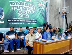 Danramil 01 Bondowoso Hadiri Pembukaan Dandim Futsal Cup 2025, Semangat Kolaborasi dan Olahraga