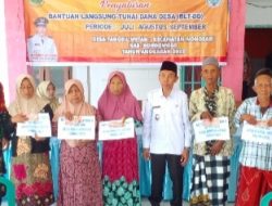 BLT DD Tahap III Tahun 2025 Disalurkan, 37 KPM di Desa Tangsil Wetan Merasakan Manfaat