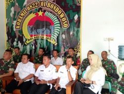 Danramil 0822/01 Bondowoso Ikuti Vidcon, Perkuat Peran Koperasi Merah Putih Bersama BUMN dan Kepala Desa