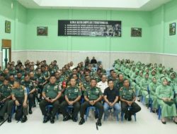 Perkokoh Integritas dan Kedisiplinan, Danramil 01 Bondowoso Ikuti Rakor Pembinaan Mental, Lanjut dengan Jam Komandan