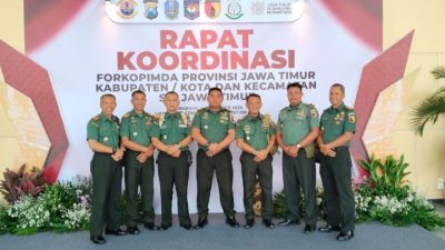 Danramil 0822/01 Bondowoso Rakor di Surabaya Perkuat Sinergitas dengan Forkopimda untuk Jaga Kerukunan dan Keutuhan Masyarakat