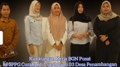 Pastikan Sesuai SOP, BGN Tinjau Langsung Layanan Gizi SPPG Curahpoh Curahdami 03 di Desa Penambangan