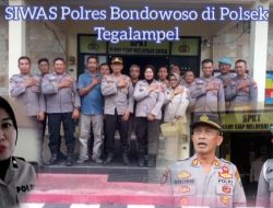 SIWAS Polres Bondowoso Gelar Pengawasan Rutin di Polsek Tegalampel