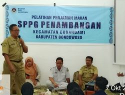 Pastikan Aman, Dinkes Bondowoso Gelar Pelatihan Higiene Sanitasi di SPPG Curahpoh – Curahdami 03 Desa Penambangan