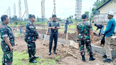 Didampingi Danramil, Dandim 0822 Bondowoso Tinjau Langsung Pembangunan Koperasi Desa Merah Putih di Pancoran
