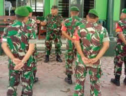 Koramil 0822/01 Bondowoso Gelar Apel Pagi, Danramil Tinjau Kesiapan dan Kedisiplinan Anggota