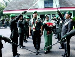 Tongkat Komando Kodim 0822 Bondowoso Diserahterimakan, Letkol Achmad Yani Pamit dan Letkol Prawito Sampaikan Komitmen