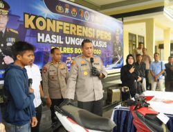 Polres Bondowoso Di-apresiasi Warga, Motor Curian Berhasil Ditemukan