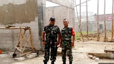 Monitoring Ketat: Danramil 01 Bondowoso Tinjau Progres Pembangunan Gedung KDKMP se Kecamatan Kota