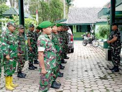 Danramil 0822/01 Bondowoso Pacu Kedisiplinan Dengan Gelar Apel Pagi Perkuat Komitmen Prajurit