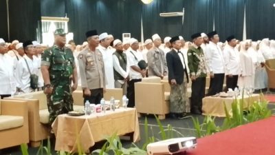 Danramil 0822/01 Bondowoso Bersama Babinsa Hadiri Bimbingan Manasik Haji Tingkat Kabupaten
