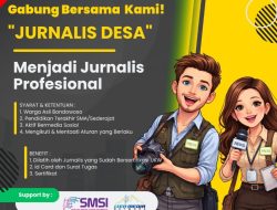 JurnalisDesa.com Buka Pelatihan Jurnalis Gratis untuk Warga Bondowoso