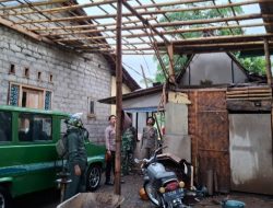 Puting Beliung Rusak Rumah di Kerang Bondowoso, Gerak Cepat Polri Jadi Peneduh Kepanikan Warga