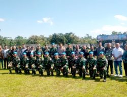Kapolres Bondowoso Hadiri Pelepasan Satgas Perdamaian Yonif 514 ke Lebanon