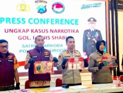 Polres Ponorogo Bekuk Pengedar Sabu Asal Madiun dan Sita 301, 37 Gram Barang Bukti dari Tangan Tersangka