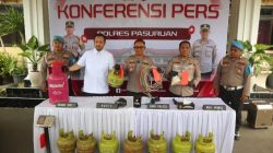 Polres Pasuruan Bongkar Praktik Licik Penyalahgunaan LPG Subsidi: Gas 3 Kg Dipindah ke Tabung 12 Kg dengan Es Batu dan Air Panas