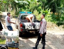 Kapolsek Tegalampel dan Anggota Turun Langsung Beri Bantuan Material Renovasi Masjid di Dusun Jabun Klabang