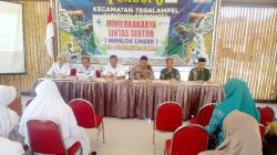 Kepala PKM Tegalampel Gaet Camat, Danramil, Kapolsek, dan Kades: Suarakan Imunisasi Balita Dalam Minilok Linsek