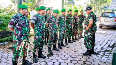 Kompak dan Prima! Danramil 0822/01 Bondowoso Pimpin Apel Pagi, Tekankan Kedisiplinan dan Sinergitas