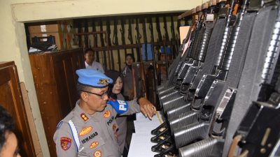 337 Senjata Api Polisi di Bondowoso Disisir Bidpropam, 7 Pucuk Dinyatakan Tidak Layak Pakai!
