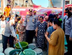 Hut Bhayangkara ke 80: Kapolres Bondowoso Turun Langsung Bantu Warga Kekeringan, Polsek Tegalampel Siaga Penuh