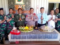 Kejutan Manis di Tengah Tugas: Camat dan Danposramil Sambangi Kapolsek Taman Krocok di HUT Bhayangkara ke-80