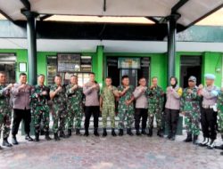 Sinergitas TNI-Polri Makin Kuat, Kapolsek Kota dan Danramil 0822/01 Kota Perkuat Solidaritas