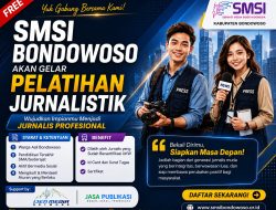 Bukan Sekedar Menulis, SMSI Bondowoso Buka Pelatihan Jurnalistik Berstandar UKW Secara Cuma-Cuma