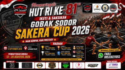 Sakera Cup 2026 Hadirkan Gobak Sodor Berhadiah Total Puluhan Juta, Adu Cepat & Kompak di Bondowoso