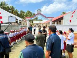 Bahagianya Anak-anak Kepulauan Talaud Dikunjungi Mendikdasmen