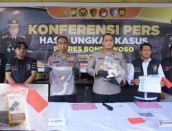 Satreskrim Polres Bondowoso Tangkap Dua Perampok Sadis, Usai Gasak Emas dan HP di Prajekan Modus Congkel Jendela