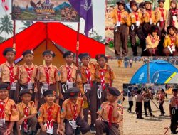 Regu Rajawali dan Matahari SDN Blindungan 01 Siap Guncang Lomba Pramuka HUT ke-65 di Lapangan Perintis Badean