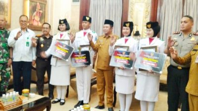 Pulang dari Paskibraka, Tiga Pelajar Bondowoso Dapat Apresiasi dari Forkopimda dan Pasiops Kodim