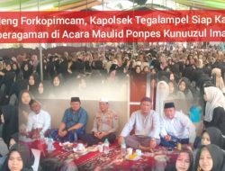 Gandeng Forkopimcam, Kapolsek Tegalampel Siap Kawal Keberagaman di Acara Maulid Ponpes Kunuuzul Imam Kauman