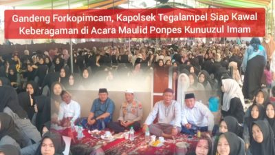 Gandeng Forkopimcam, Kapolsek Tegalampel Siap Kawal Keberagaman di Acara Maulid Ponpes Kunuuzul Imam Kauman