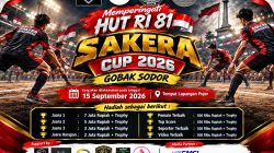 Catat Tanggalnya! Sakera Cup 2026 Gobak Sodor Kembali Digelar 15 September di Lapangan Pujer