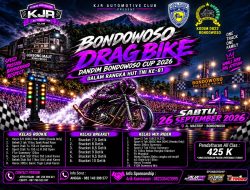 Usung Semangat “One Track, One Family”, Bondowoso Drag Bike Dandim Cup 2026 Siap Meriahkan HUT TNI ke-81