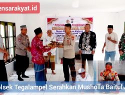 Dari Medan Terjal ke Peresmian: Kapolsek Tegalampel Wujudkan Musholla Baitul Amin di Lereng Gunung Putri Berdiri Kokoh