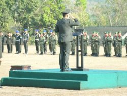 250 Prajurit hingga ASN TNI Ikuti Upacara HUT ke-81 TNI di Lapangan Yonif Raider 514/SY, Bondowoso